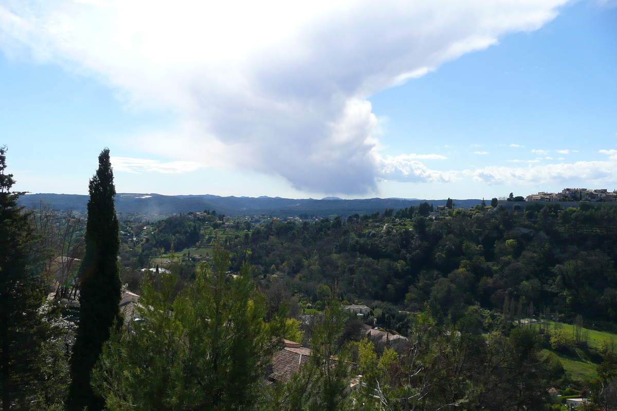 Photo France Côte d'Azur route de Vence à Cagnes 2008-03 25
