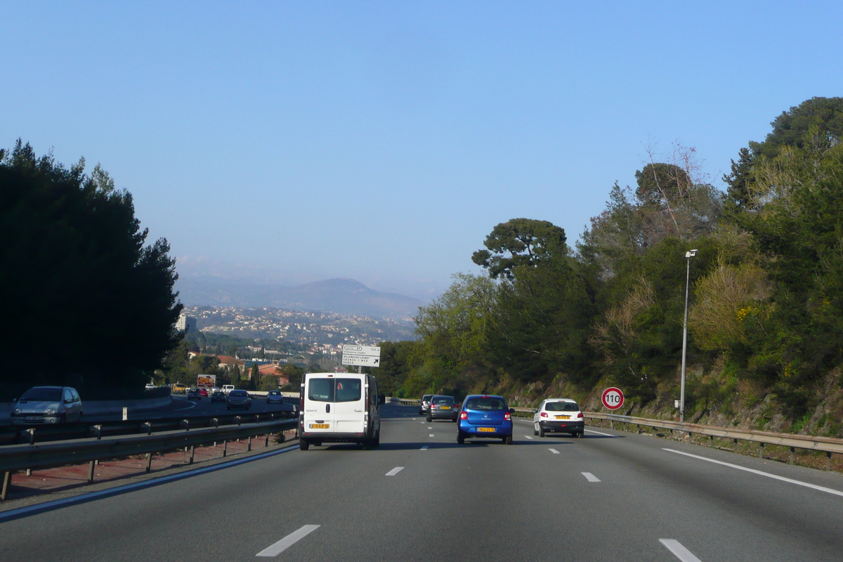 Photo France Côte d'Azur route de Cannes à Cagnes 2008-03 2