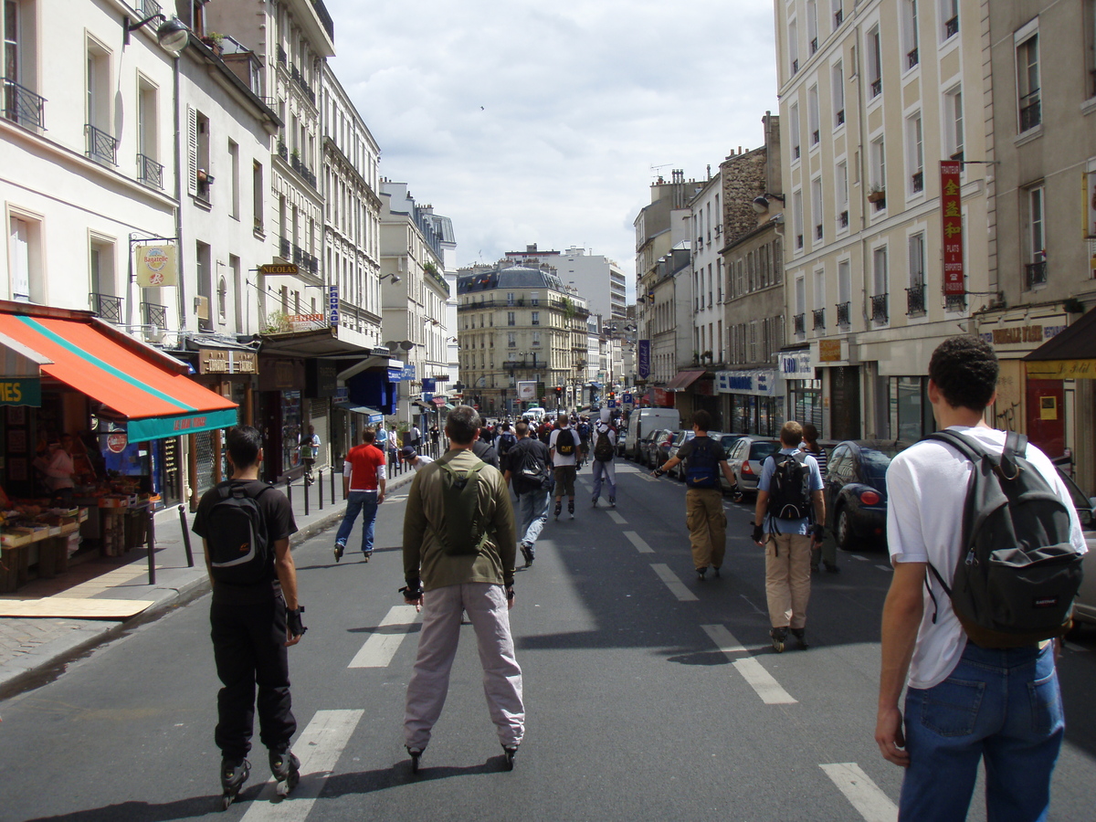 Photo France Paris Randonnée Roller et Coquillages 2007-07 17