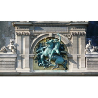 Photo France Paris Le Louvre Facade sur Seine du Louvre 2007-07 0