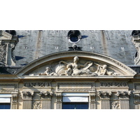 Photo France Paris Le Louvre Facade sur Seine du Louvre 2007-07 53