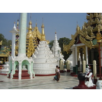 Photo Birmanie (Myanmar) Rangoun Pagode Shwedagon 2005-01 31