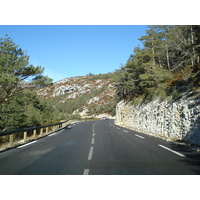 Photo France Route de Coursegoule à Gréolières les neiges 2007-01 44