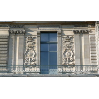 Photo France Paris Le Louvre Facade sur Seine du Louvre 2007-07 4