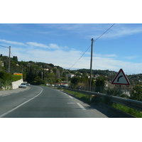 Photo France Côte d'Azur route de Vence à Cagnes 2008-03 31