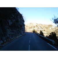 Photo France Côte d'Azur route de Vence à Coursegoule 2007-01 31