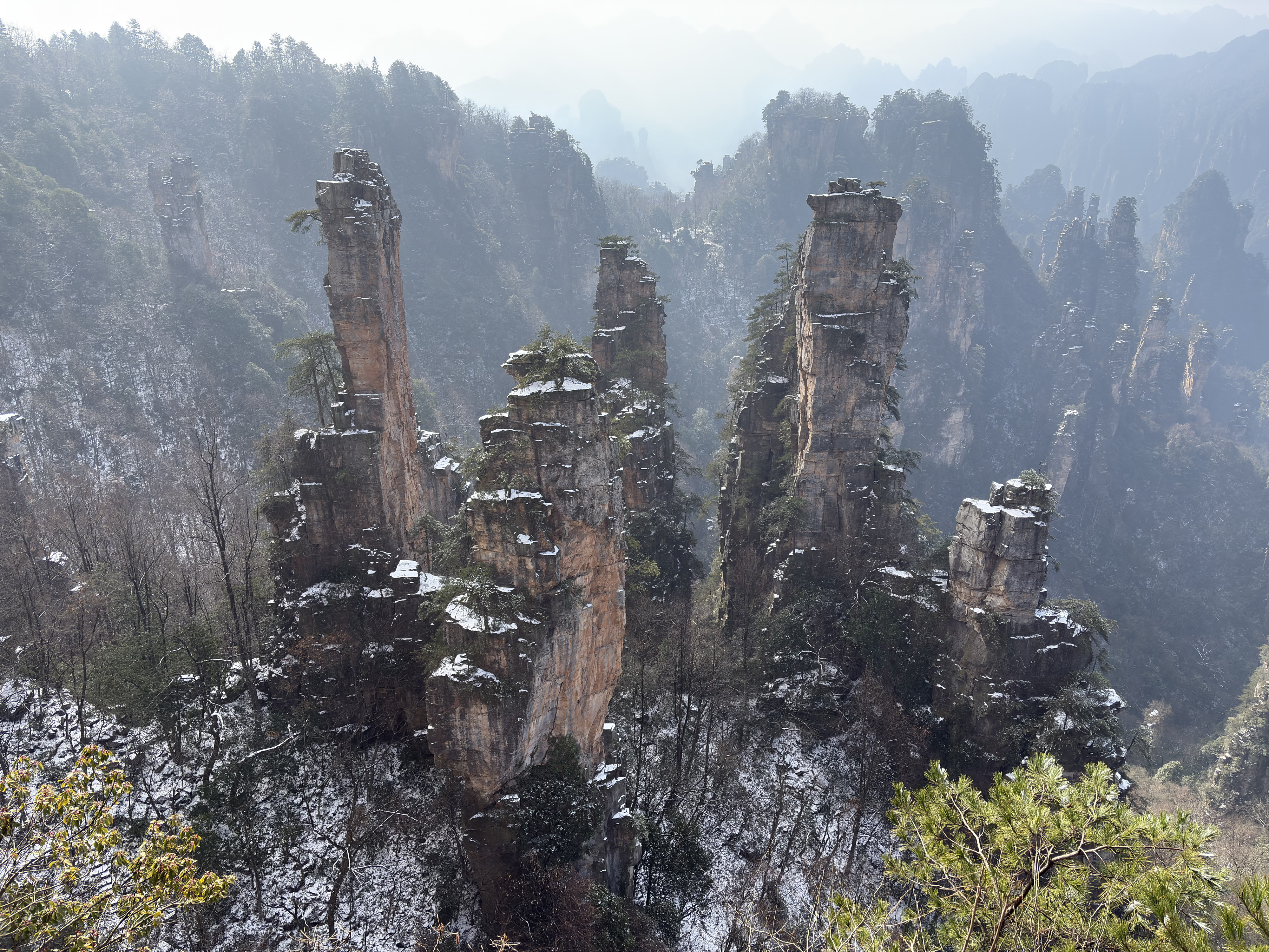 Picture China Zhangjiajie Tianzi Mountrain 2026-01 232 - Recreation Tianzi Mountrain