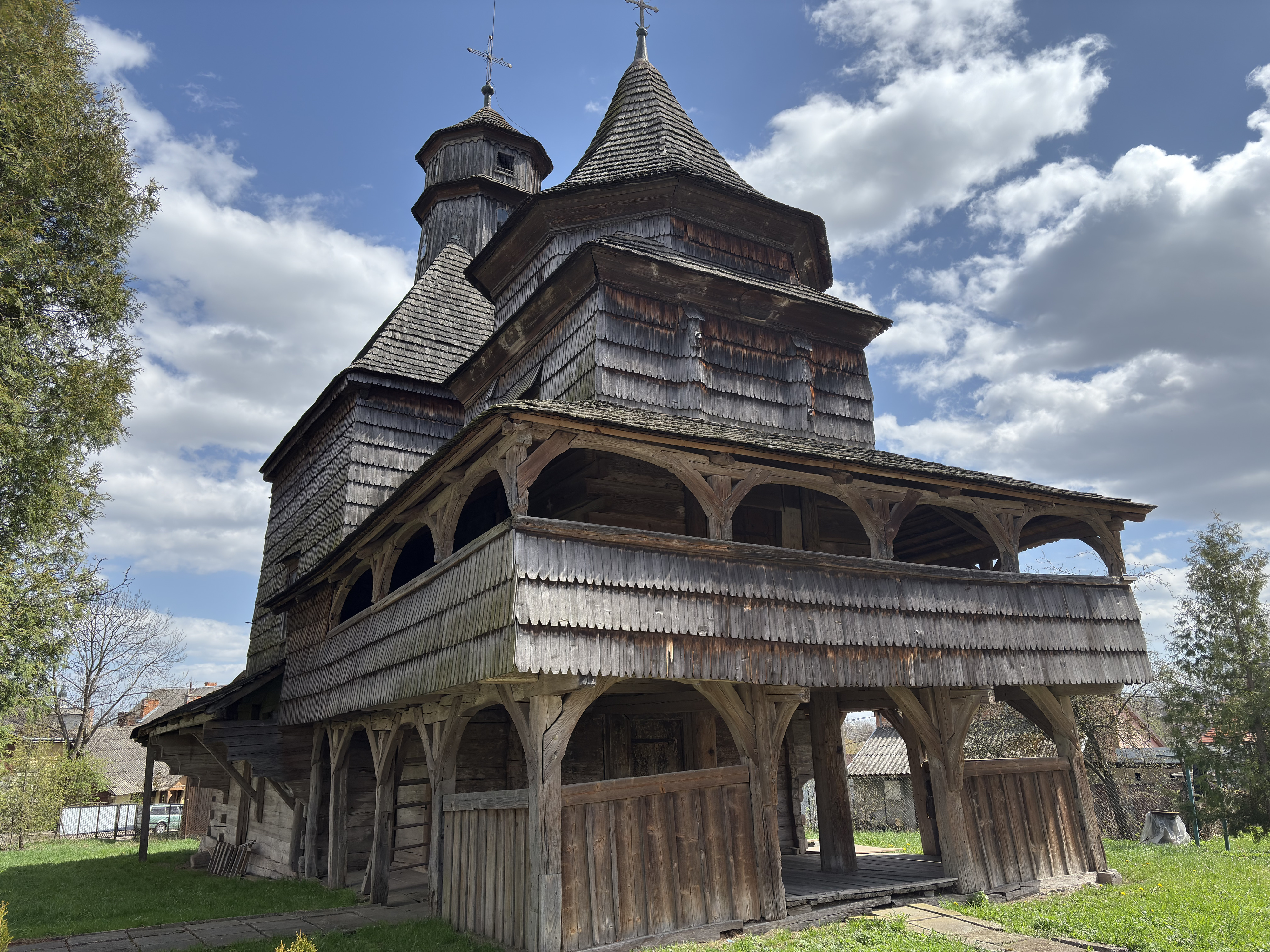 Picture Ukraine Drogobych St. George Wooden Church 2025-04 38 - Discovery St. George Wooden Church