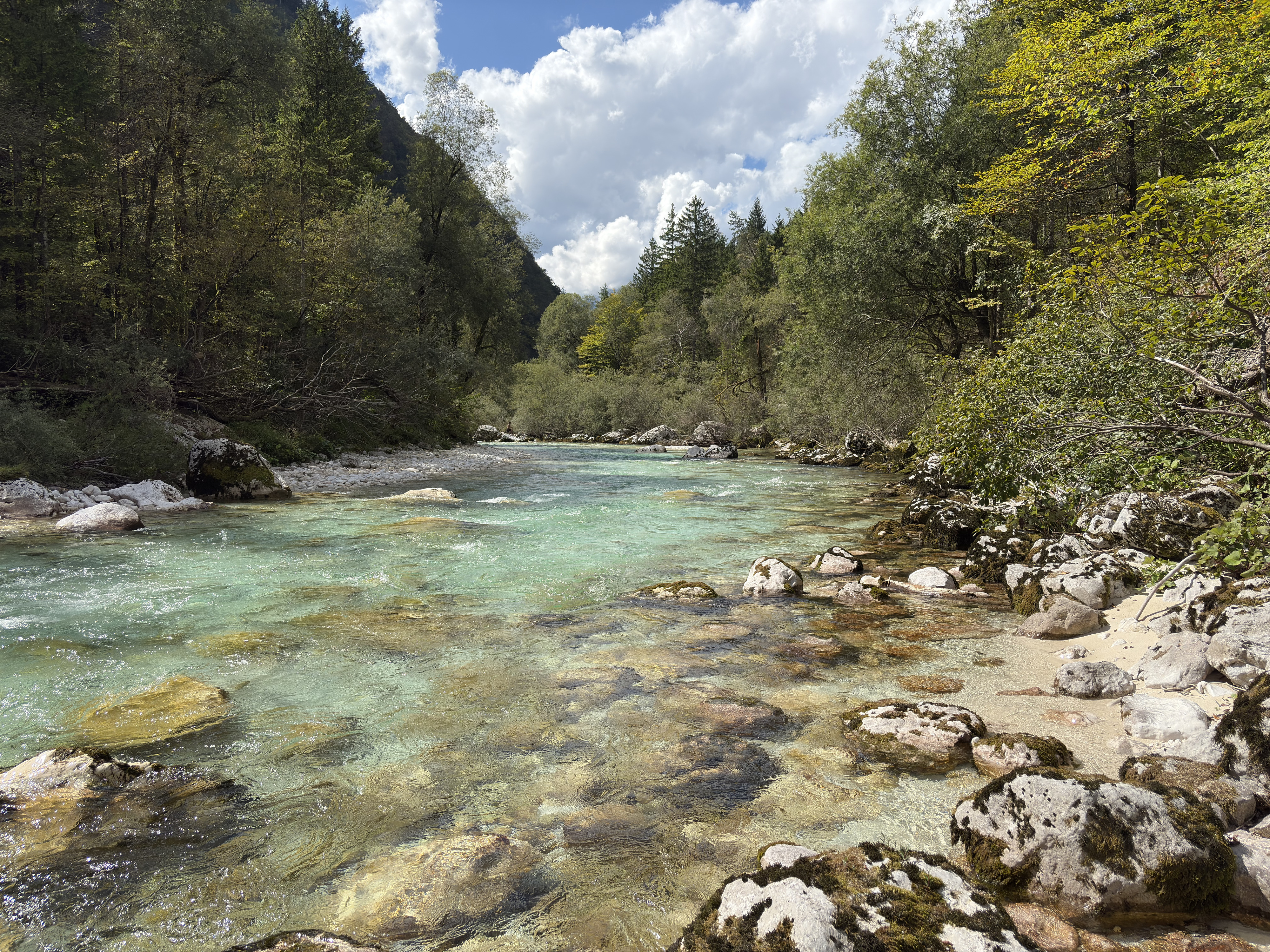 Picture Slovenia Soca River 2025-09 48 - Recreation Soca River