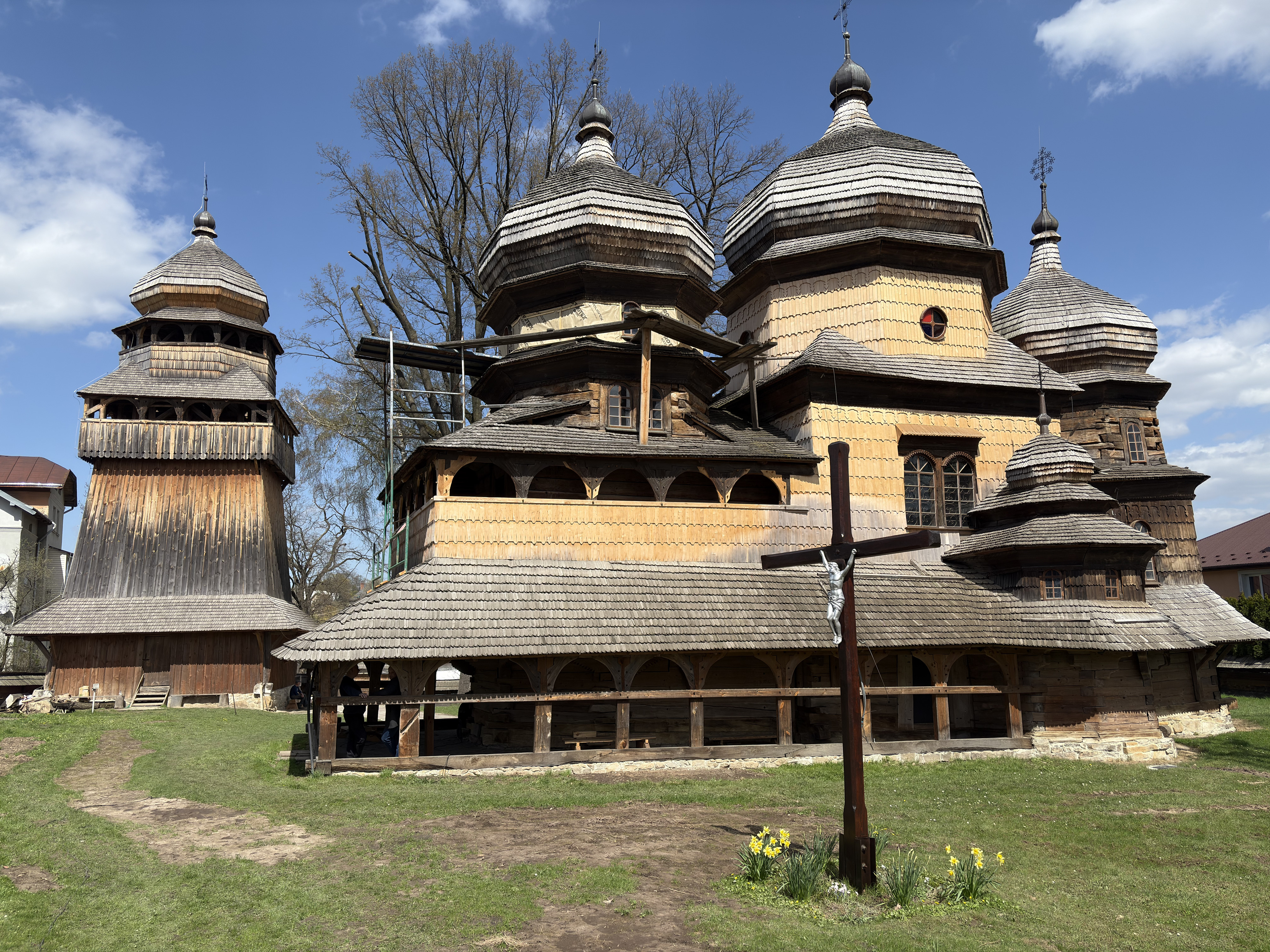 Picture Ukraine Drogobych St. George Wooden Church 2025-04 73 - Journey St. George Wooden Church