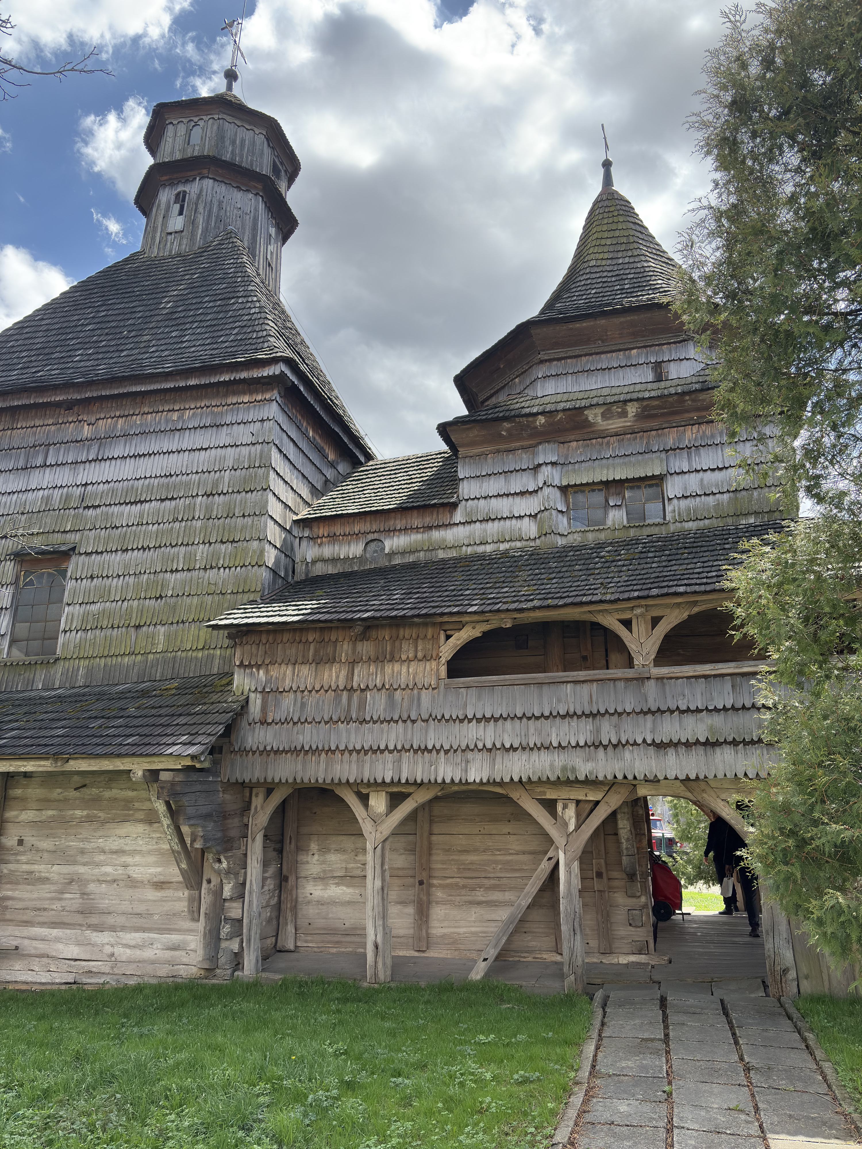 Picture Ukraine Drogobych St. George Wooden Church 2025-04 126 - Center St. George Wooden Church