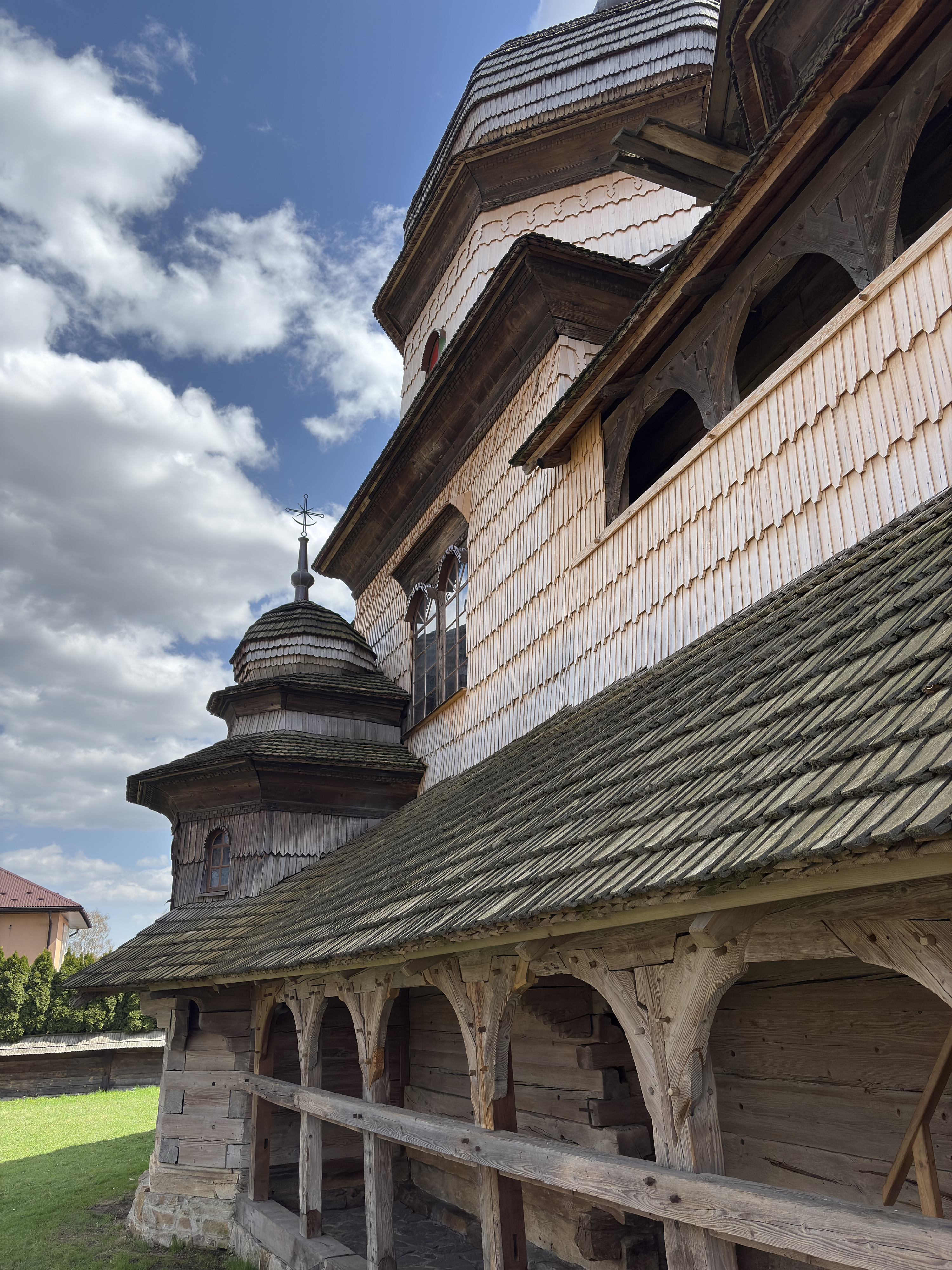 Picture Ukraine Drogobych St. George Wooden Church 2025-04 118 - Center St. George Wooden Church