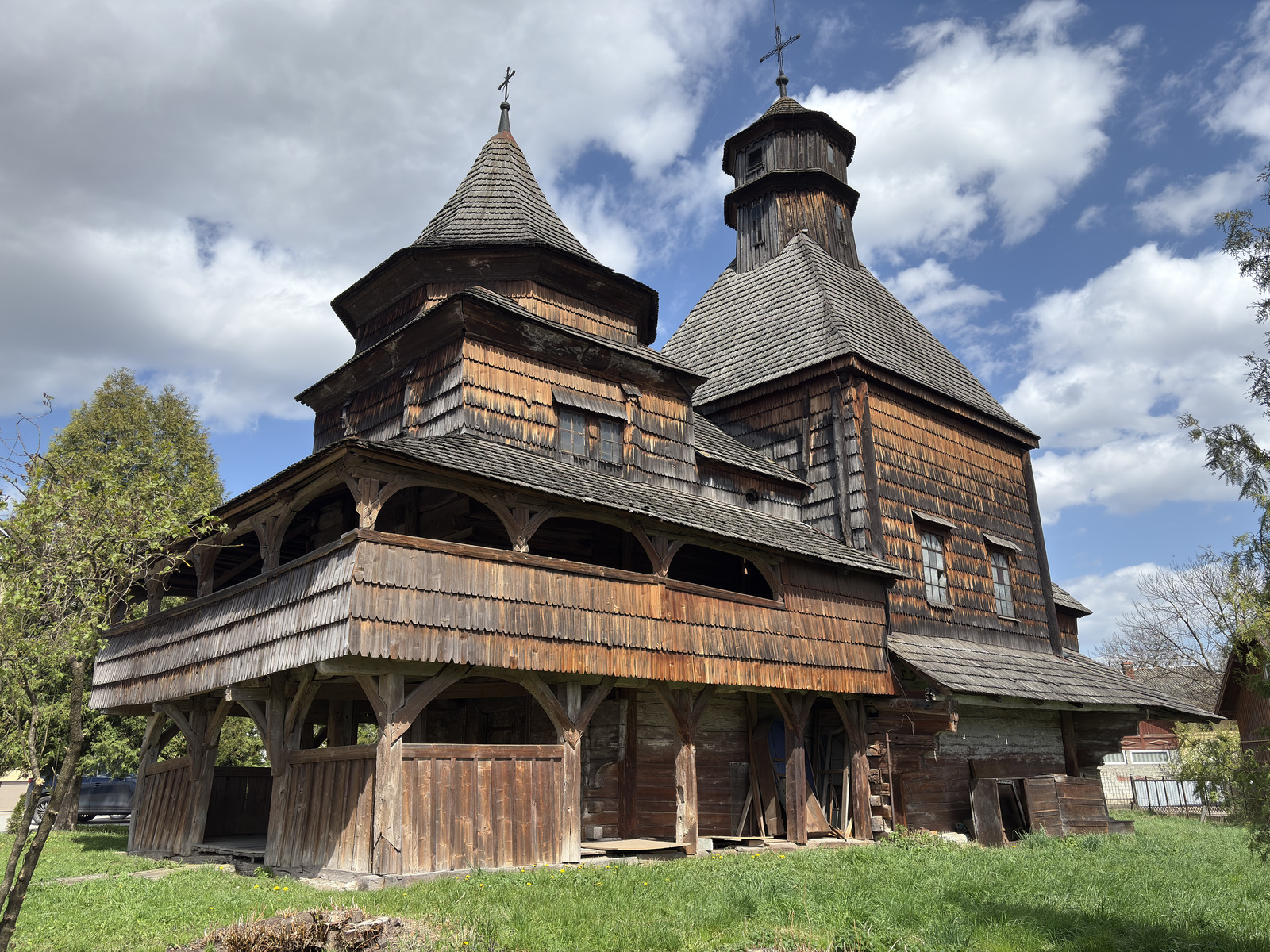Picture Ukraine Drogobych St. George Wooden Church 2025-04 46 - Travels St. George Wooden Church