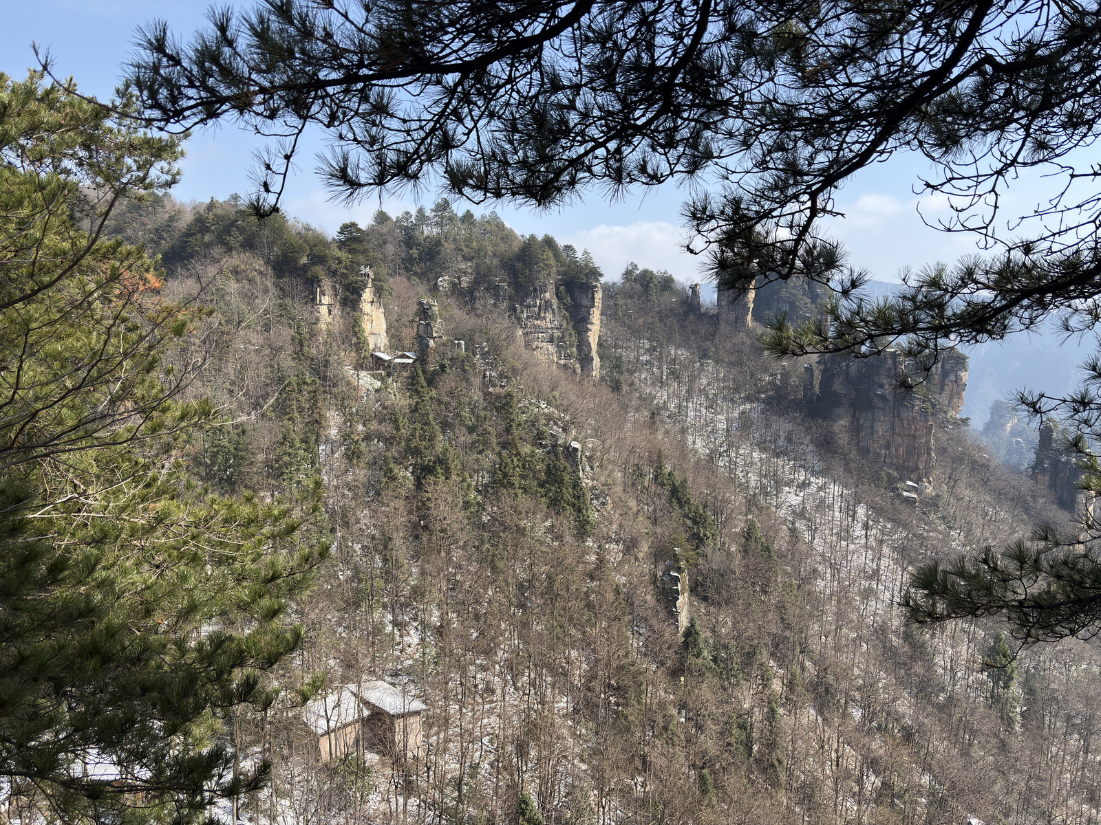 Picture China Zhangjiajie Tianzi Mountrain 2026-01 54 - Map Tianzi Mountrain