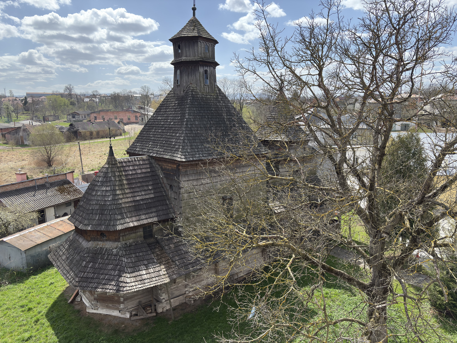 Picture Ukraine Drogobych St. George Wooden Church 2025-04 109 - Sight St. George Wooden Church
