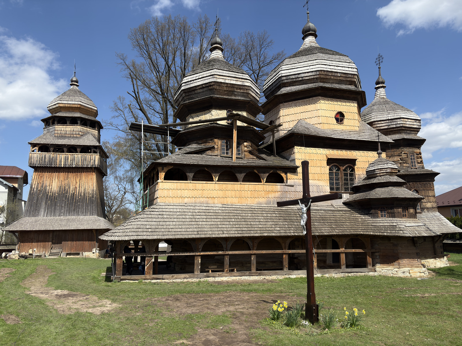 Picture Ukraine Drogobych St. George Wooden Church 2025-04 73 - Trip St. George Wooden Church