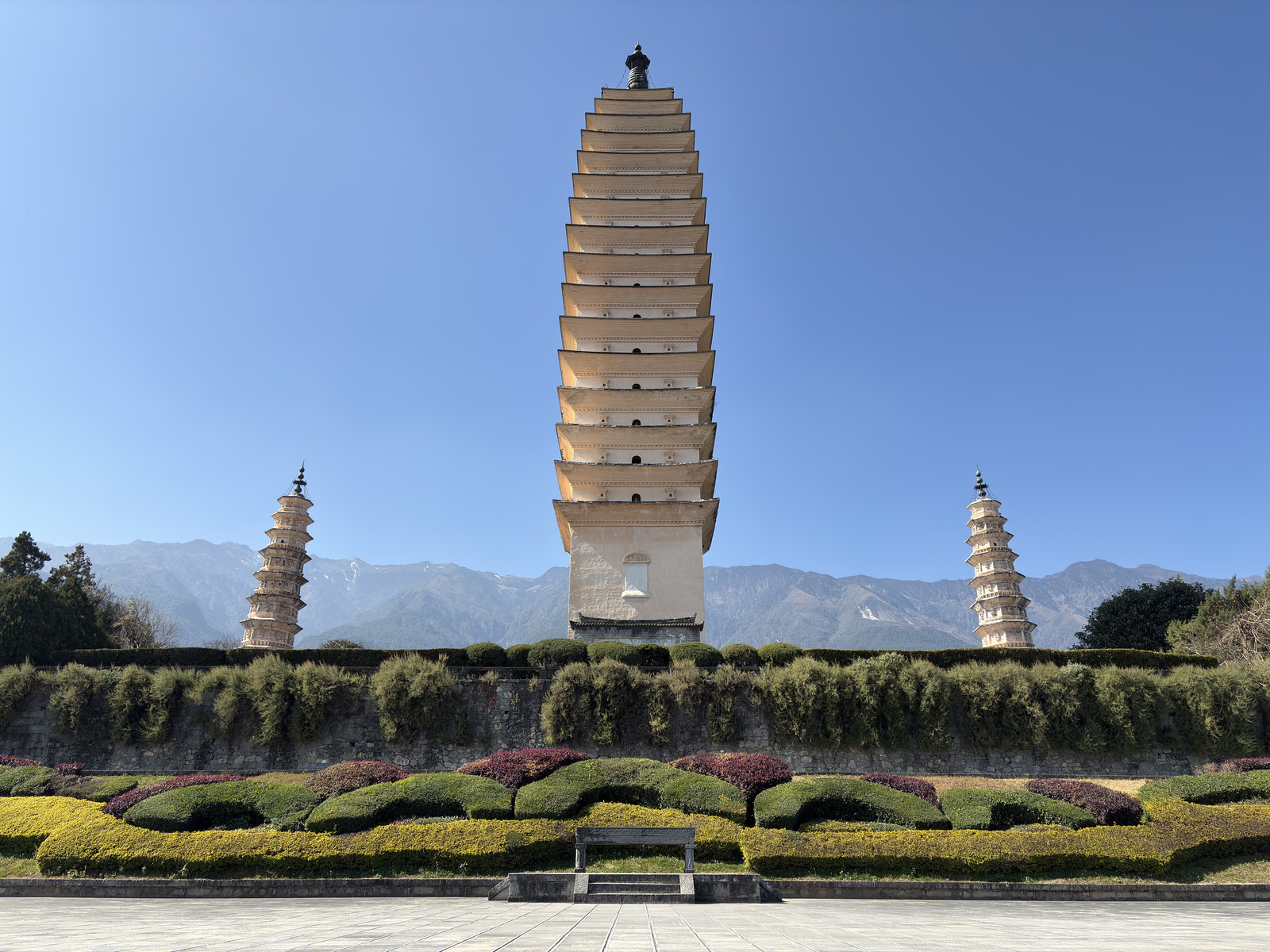Picture China Dali Three pagodas 2026-01 59 - Road Map Three pagodas