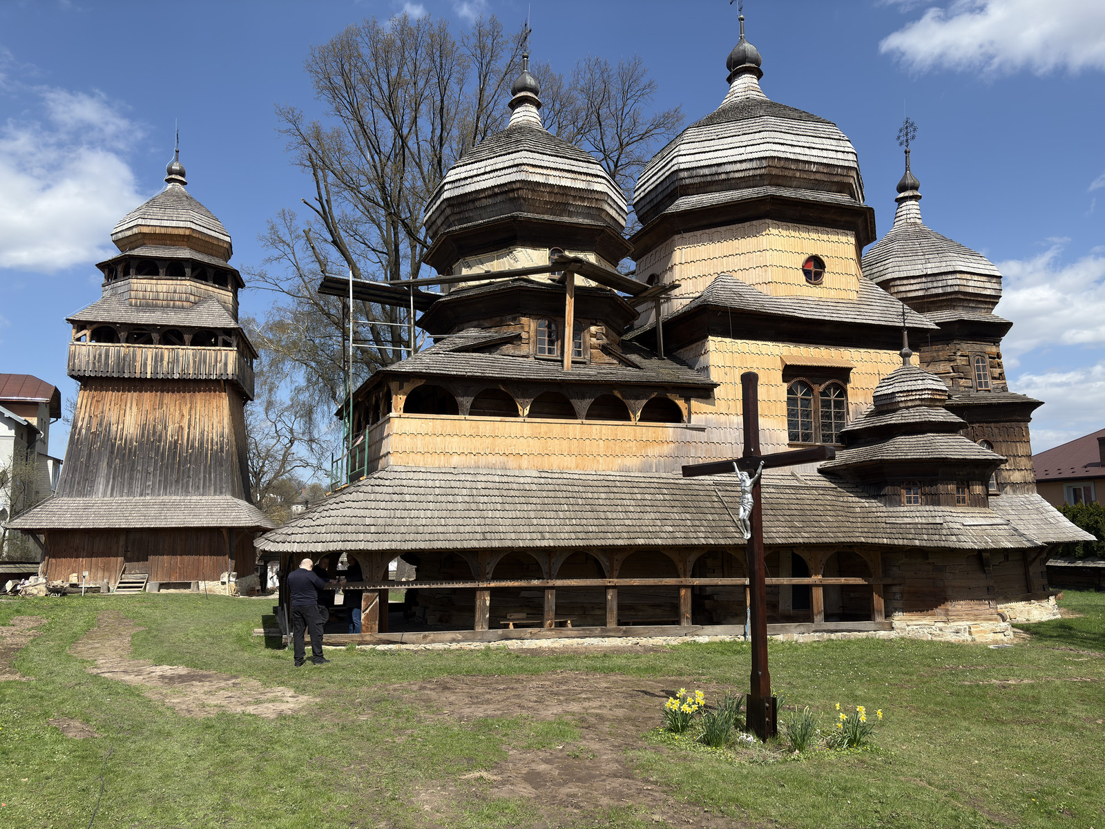 Picture Ukraine Drogobych St. George Wooden Church 2025-04 49 - Photographers St. George Wooden Church