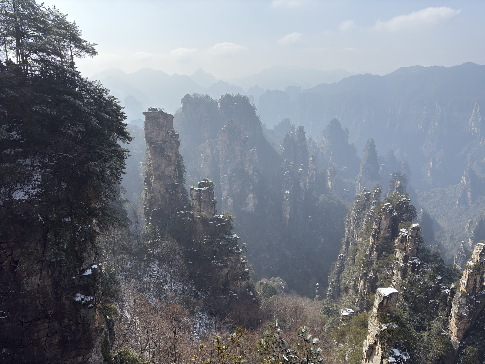 Picture China Zhangjiajie Tianzi Mountrain 2026-01 53 - Map Tianzi Mountrain