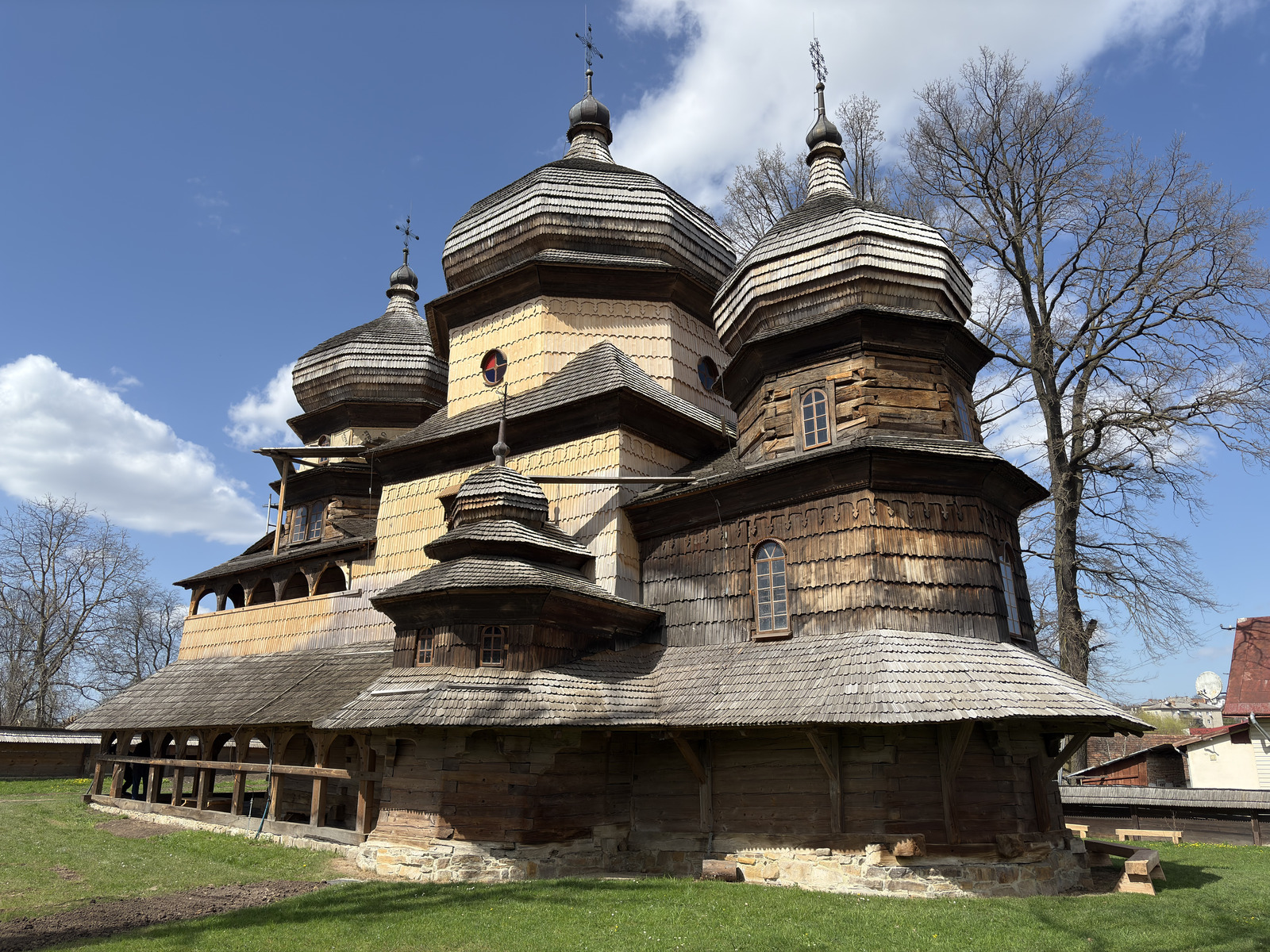 Picture Ukraine Drogobych St. George Wooden Church 2025-04 84 - Visit St. George Wooden Church