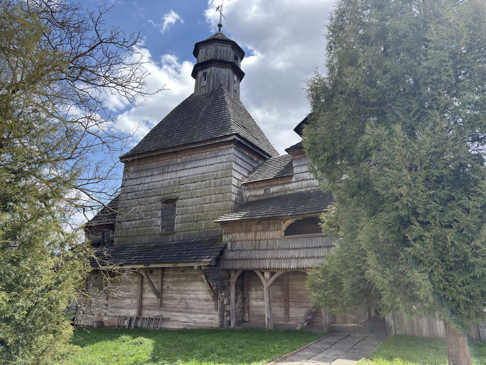 Picture Ukraine Drogobych St. George Wooden Church 2025-04 93 - Tourist Attraction St. George Wooden Church