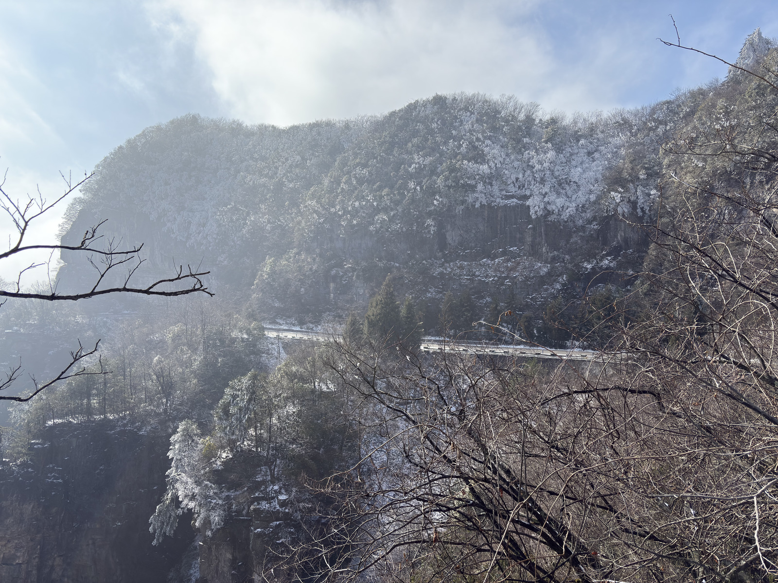 Picture China Zhangjiajie Tianzi Mountrain 2026-01 123 - Road Map Tianzi Mountrain