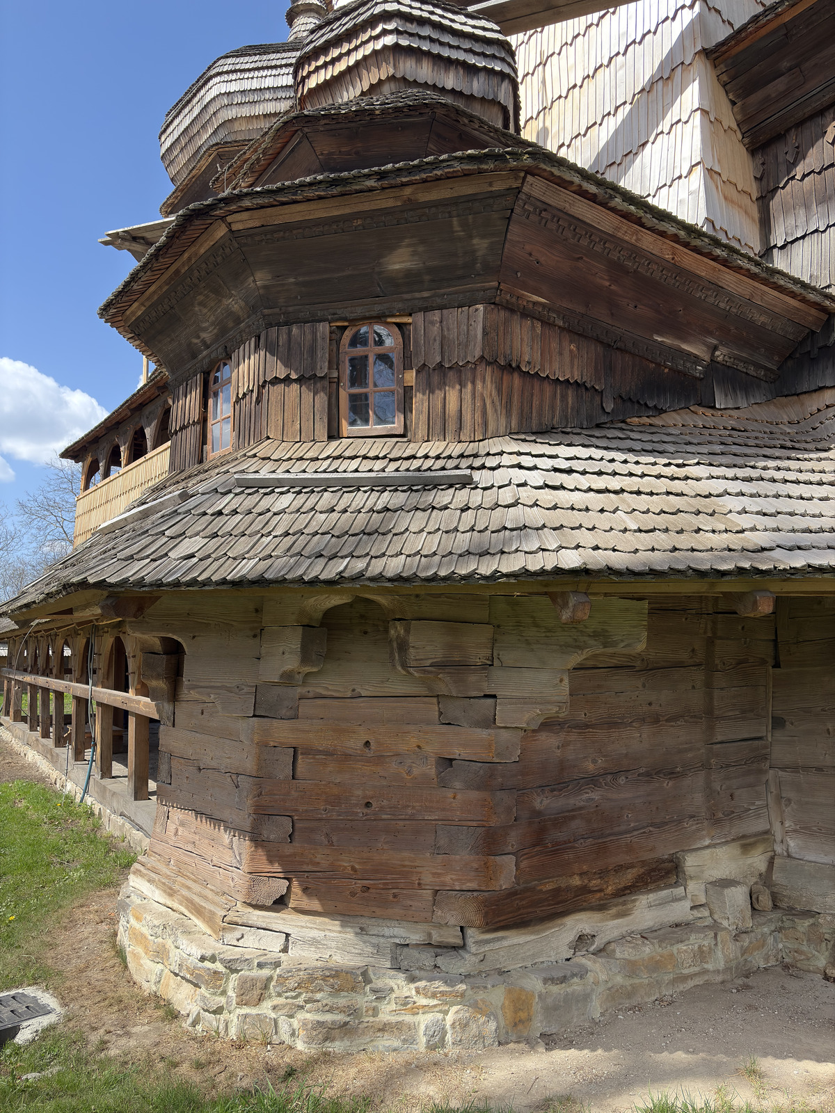 Picture Ukraine Drogobych St. George Wooden Church 2025-04 48 - Picture St. George Wooden Church