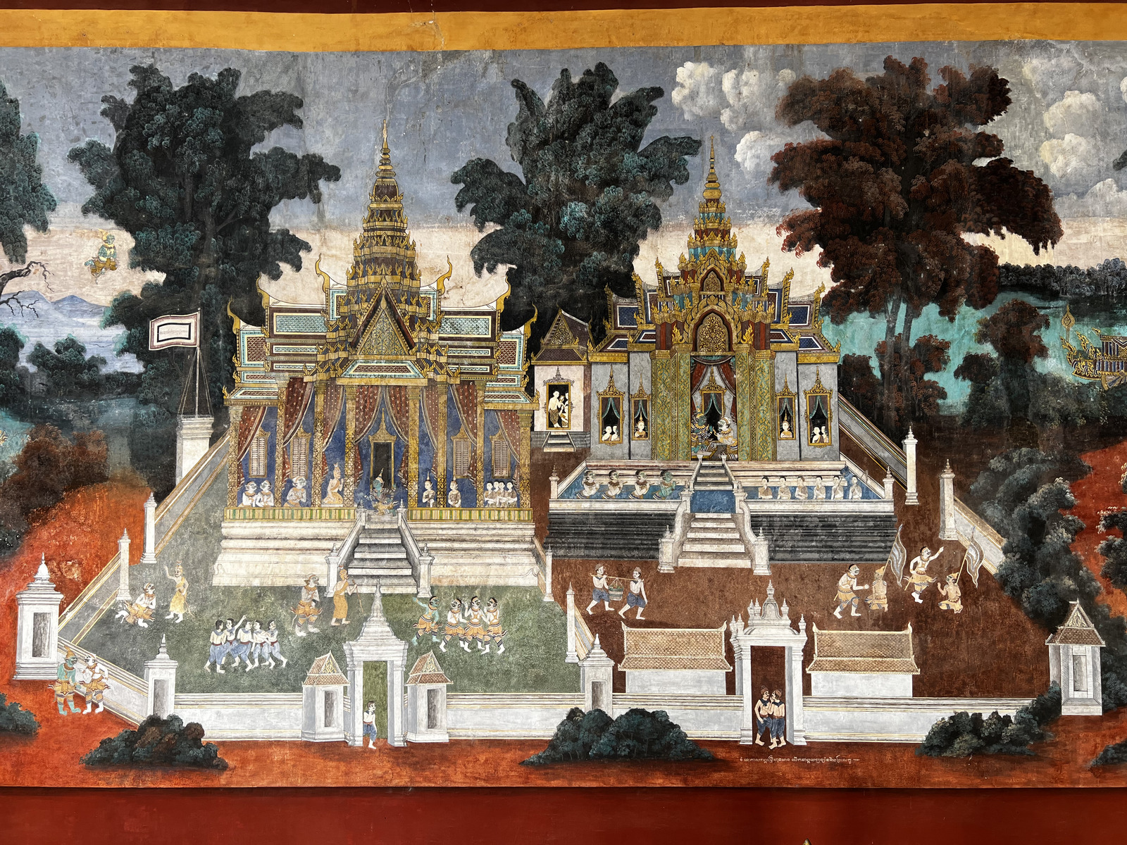 Picture Cambodia Phnom Penh Royal Palace 2024-01 31 - Road Map Royal Palace