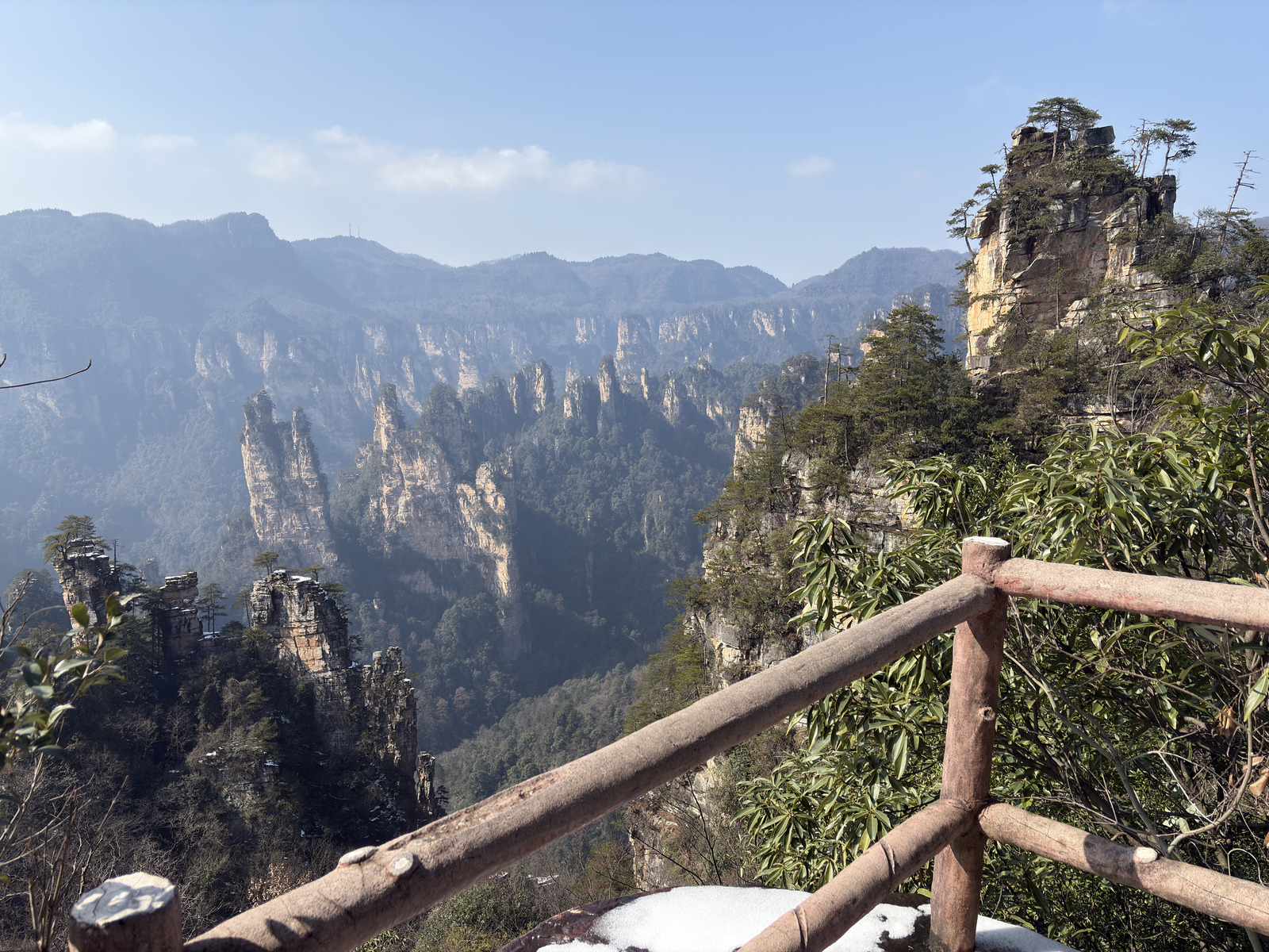 Picture China Zhangjiajie Tianzi Mountrain 2026-01 209 - Map Tianzi Mountrain