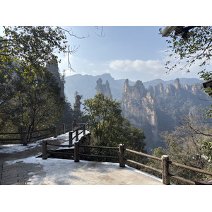 Picture China Zhangjiajie Tianzi Mountrain 2026-01 258 - Map Tianzi Mountrain