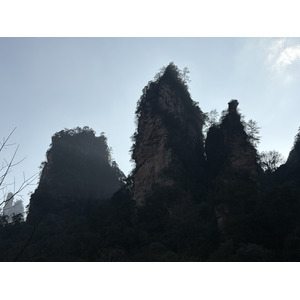 Picture China Zhangjiajie Tianzi Mountrain 2026-01 423 - Map Tianzi Mountrain