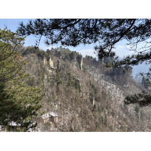 Picture China Zhangjiajie Tianzi Mountrain 2026-01 54 - Map Tianzi Mountrain