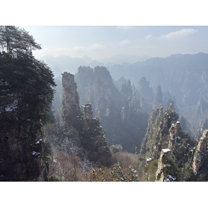 Picture China Zhangjiajie Tianzi Mountrain 2026-01 53 - Map Tianzi Mountrain