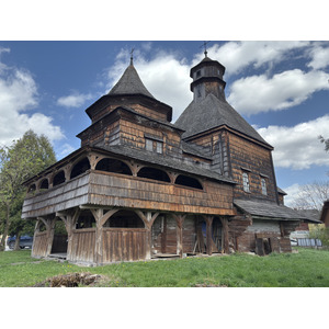 Picture Ukraine Drogobych St. George Wooden Church 2025-04 41 - Map St. George Wooden Church