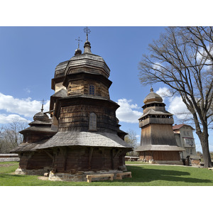 Picture Ukraine Drogobych St. George Wooden Church 2025-04 37 - Map St. George Wooden Church