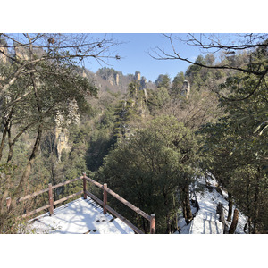 Picture China Zhangjiajie Tianzi Mountrain 2026-01 229 - Map Tianzi Mountrain