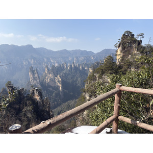 Picture China Zhangjiajie Tianzi Mountrain 2026-01 209 - Map Tianzi Mountrain
