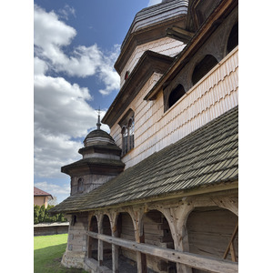 Picture Ukraine Drogobych St. George Wooden Church 2025-04 118 - Perspective St. George Wooden Church