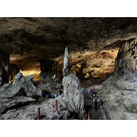 Picture Vietnam Ha Long Bay Sung Sot Cave 2024-01 25 - Sunset Sung Sot Cave
