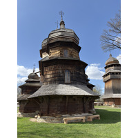 Picture Ukraine Drogobych St. George Wooden Church 2025-04 75 - Hotel Pools St. George Wooden Church
