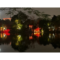 Picture Vietnam Hanoi Hoan Kiem Lake 2024-01 19 - Monument Hoan Kiem Lake