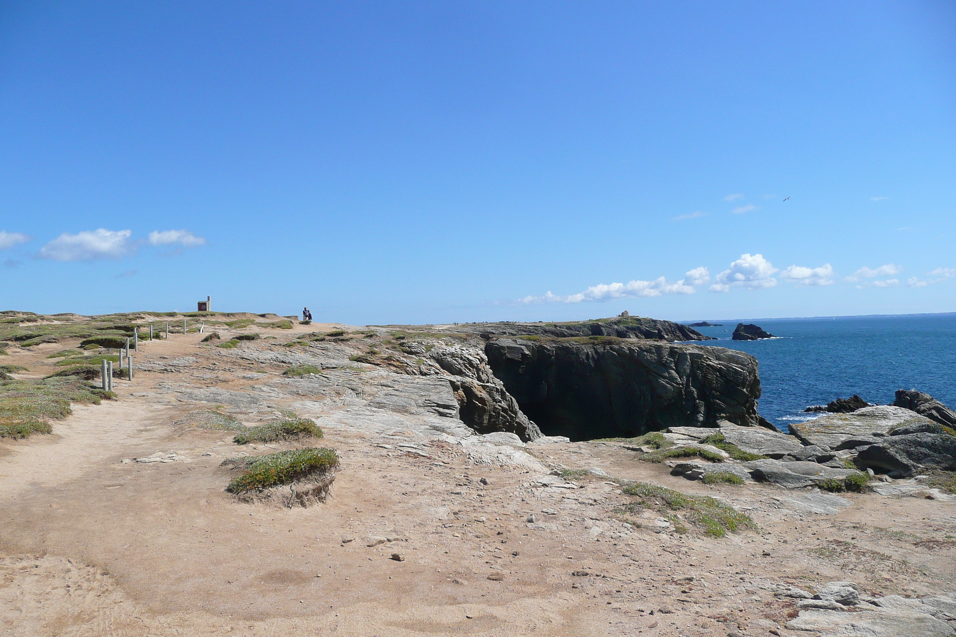 รูปถ่าย ฝรั่งเศส(France) คาบสมุทรกีเบอรง(Quiberon peninsula) แหลมแปร์โช(Pointe du Percho) 2008-07 21