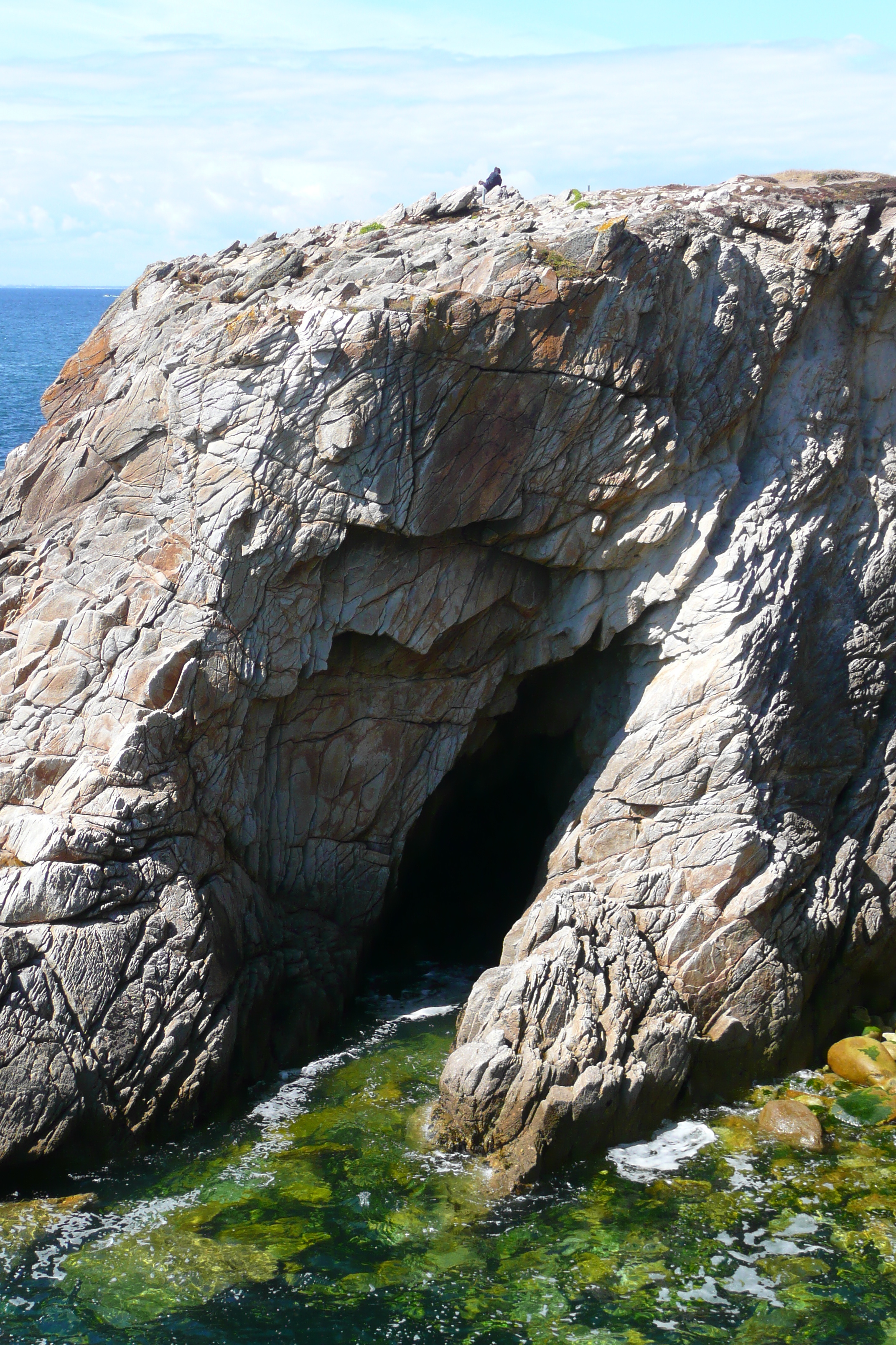 รูปถ่าย ฝรั่งเศส(France) คาบสมุทรกีเบอรง(Quiberon peninsula) แหลมแปร์โช(Pointe du Percho) 2008-07 20