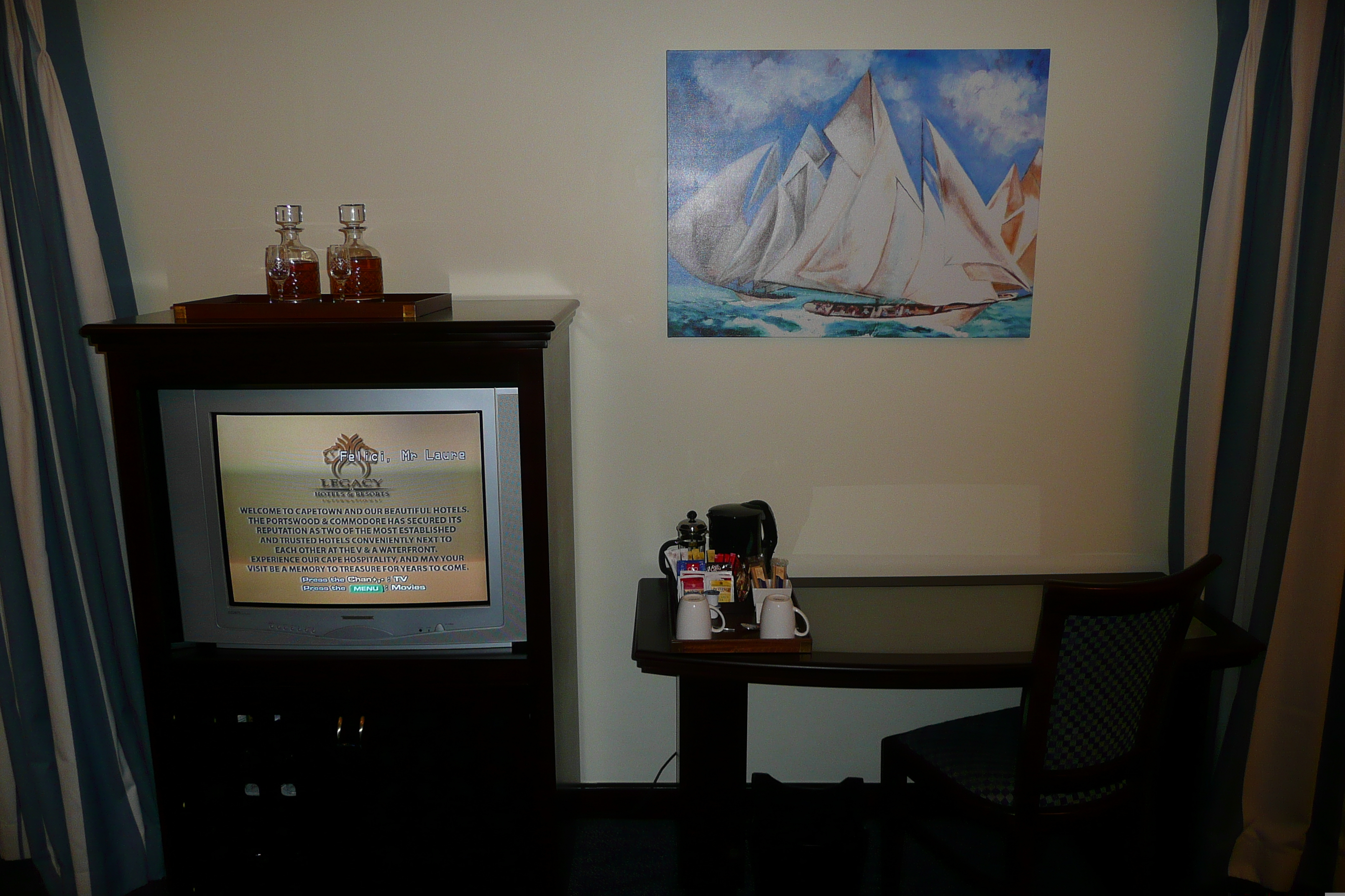 รูปถ่าย แอฟริกาใต้(South Africa) เคปทาวน์(Cape Town) โรงแรมคอมโมดอร์(Commodore Hotel) 2008-09 0