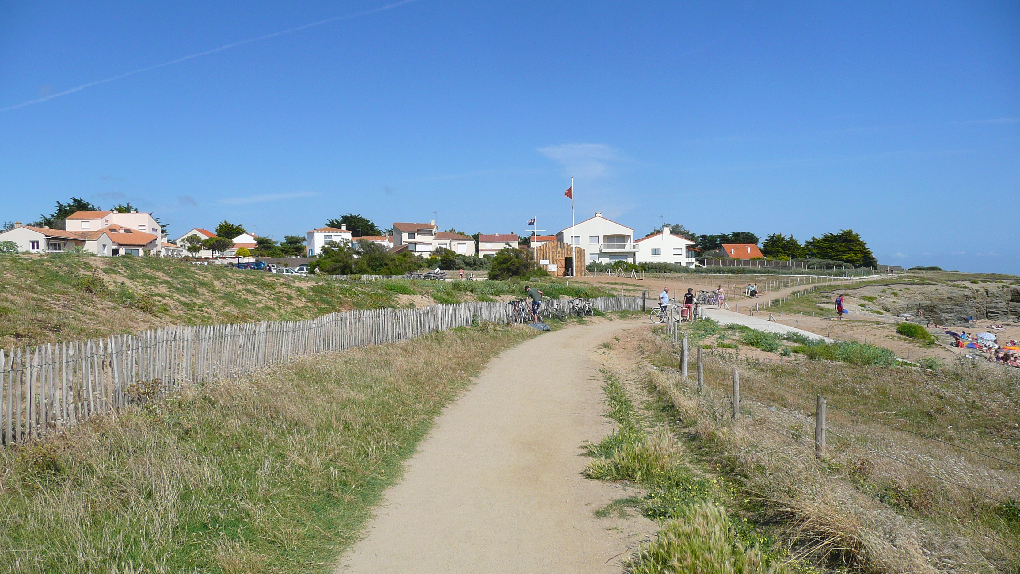 รูปถ่าย ฝรั่งเศส(France) เพรฟาย(Prefailles) จากแหลมแซ็ง-ฌีลดาไปเปรฟาย(Pointe St Gildas to Prefailles) 2007-07 17