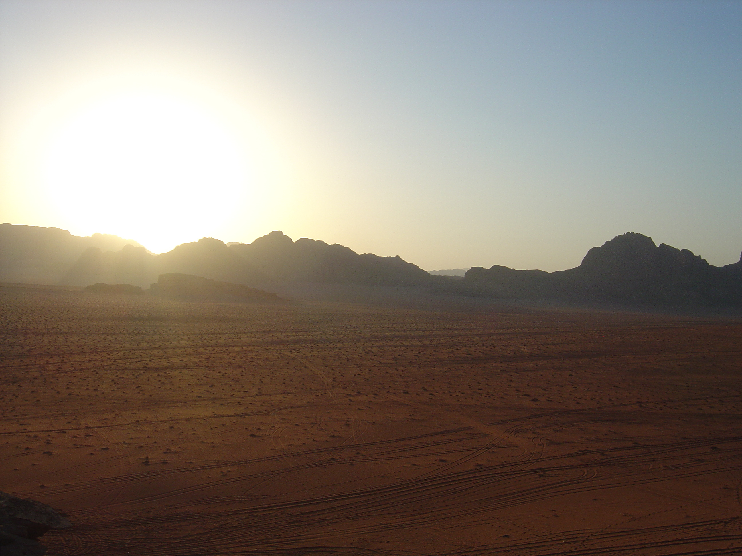 รูปถ่าย จอร์แดน(Jordan) ทะเลทรายวาดีรัม(Wadi Rum Desert) 2004-10 22