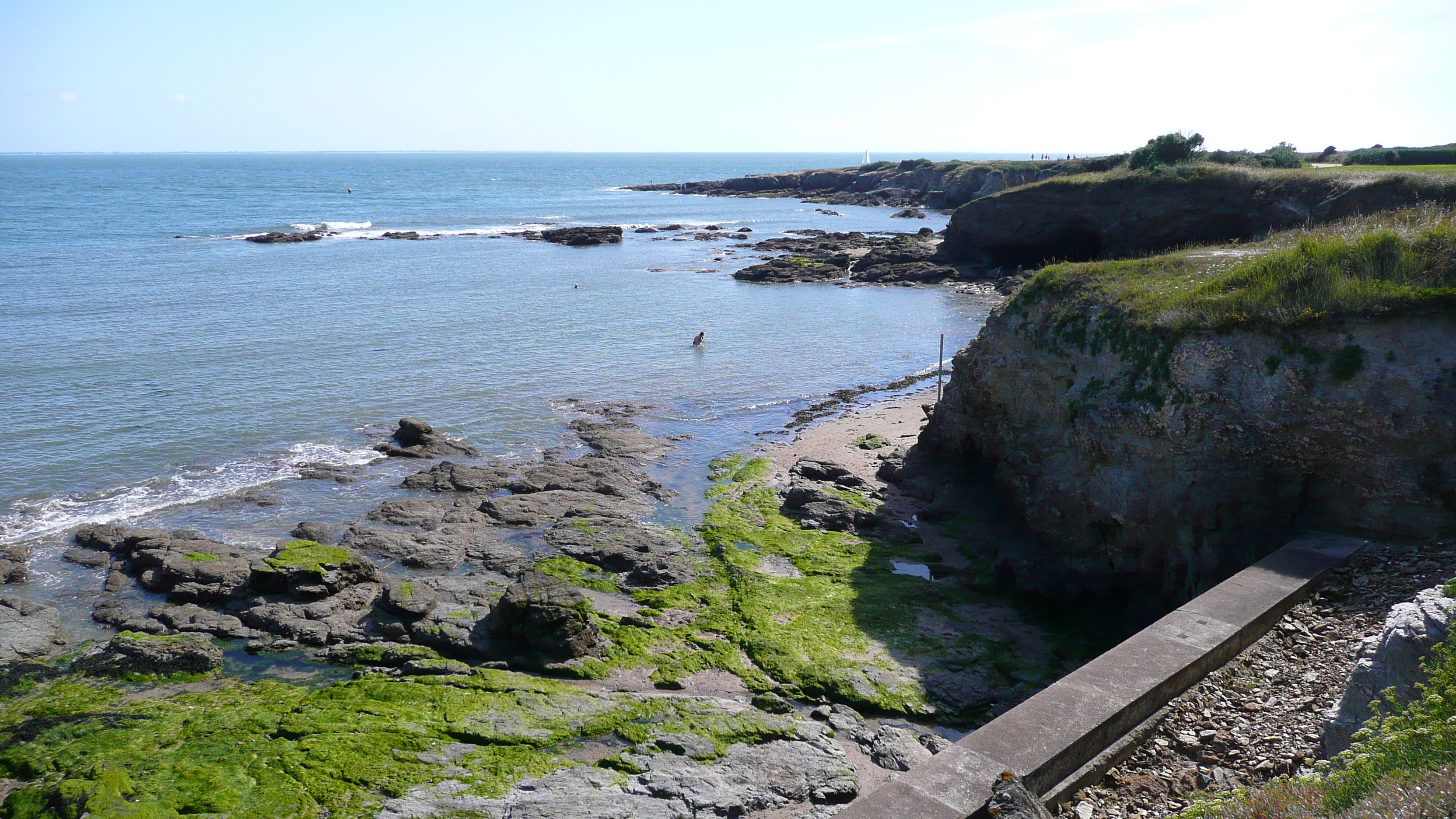 รูปถ่าย ฝรั่งเศส(France) เพรฟาย(Prefailles) จากแหลมแซ็ง-ฌีลดาไปเปรฟาย(Pointe St Gildas to Prefailles) 2007-07 8