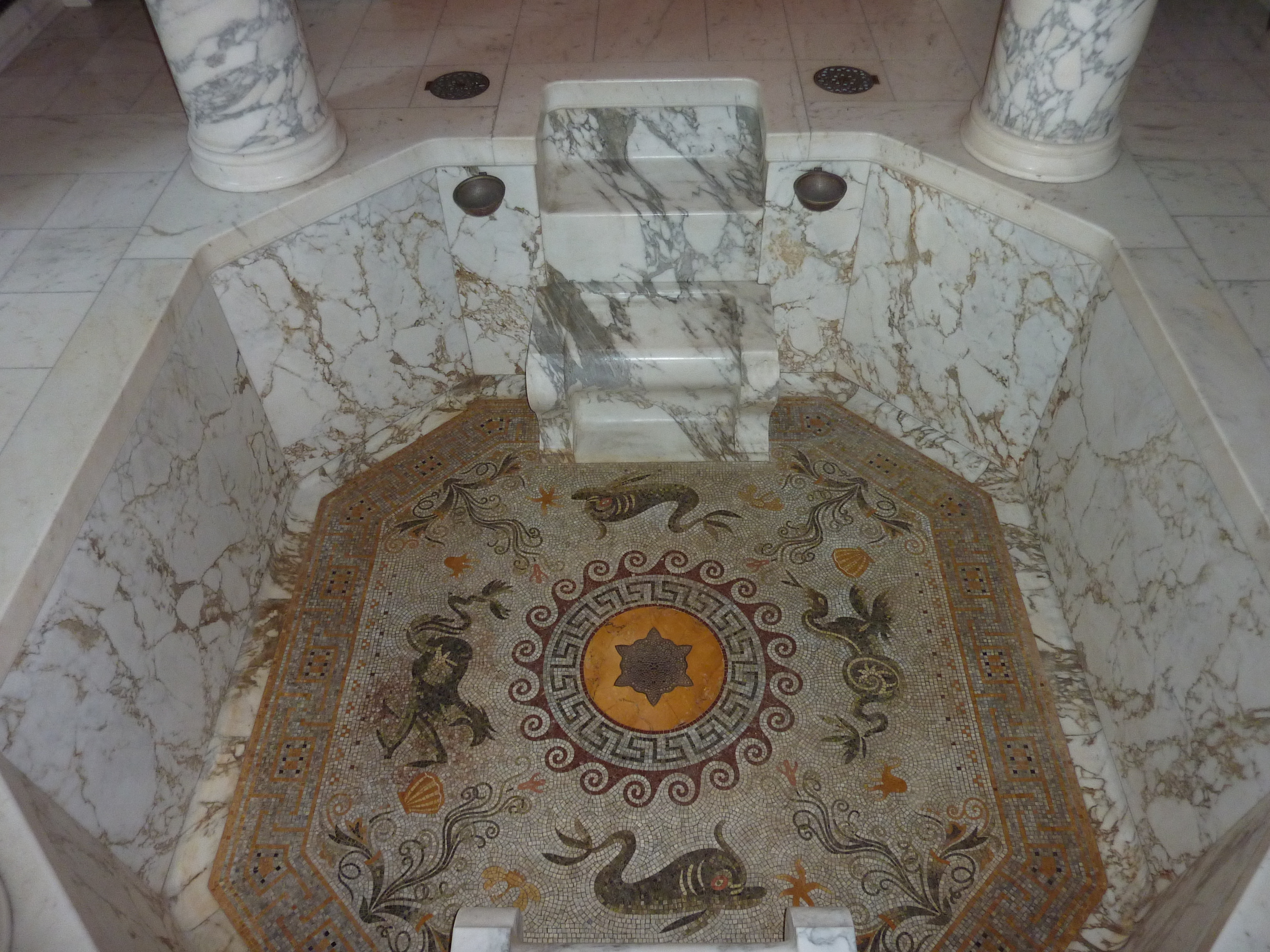 รูปถ่าย ฝรั่งเศส(France) โบลีเยอ-ซูร์-แมร์(Beaulieu sur Mer) วิลลาเกรีลอส(Villa Kerylos) 2009-05 117