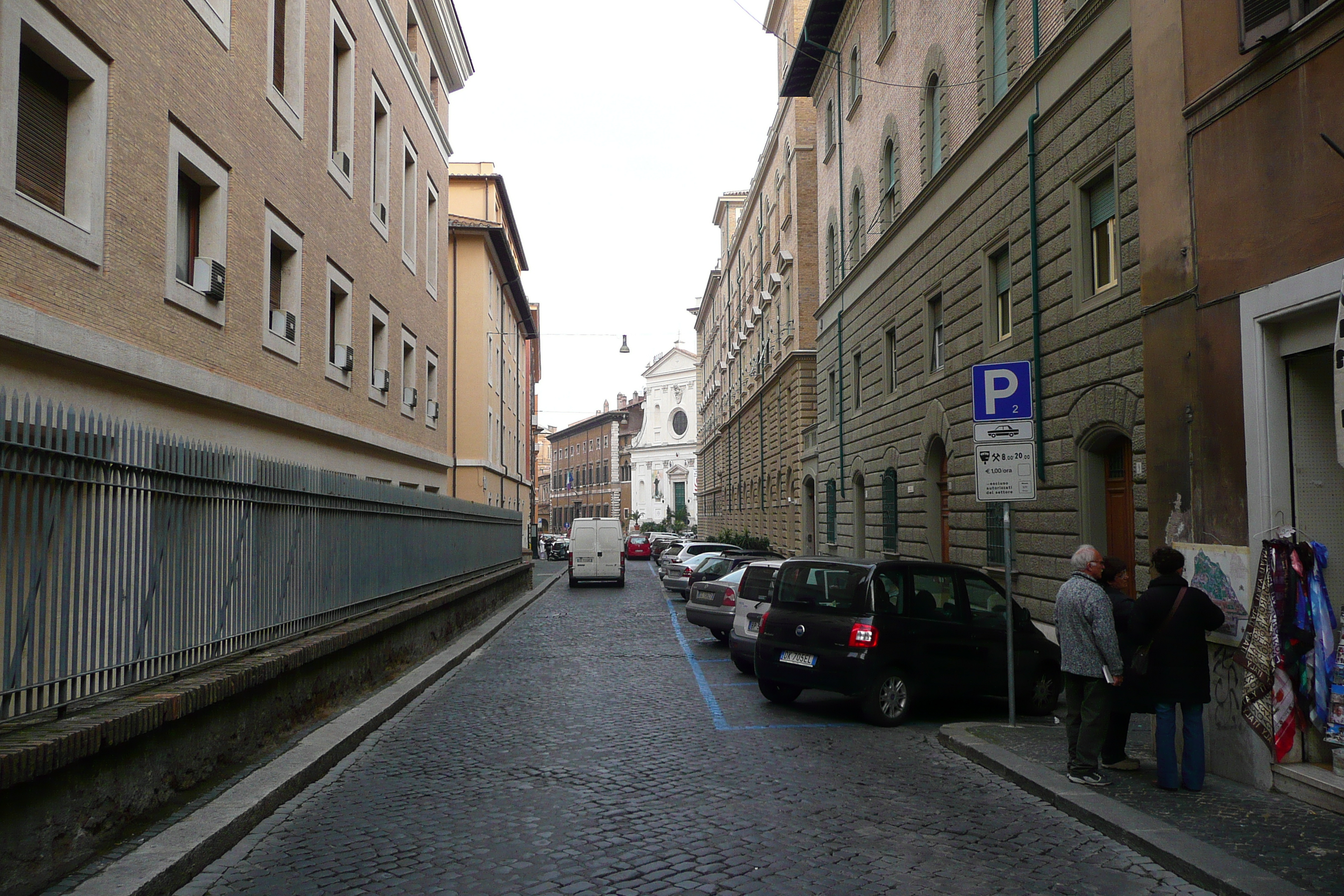 รูปถ่าย อิตาลี(Italy) โรม(Rome) ถนนบอร์โกซานโตสปีรีโต(Borgo Santo Spirito) 2007-11 0