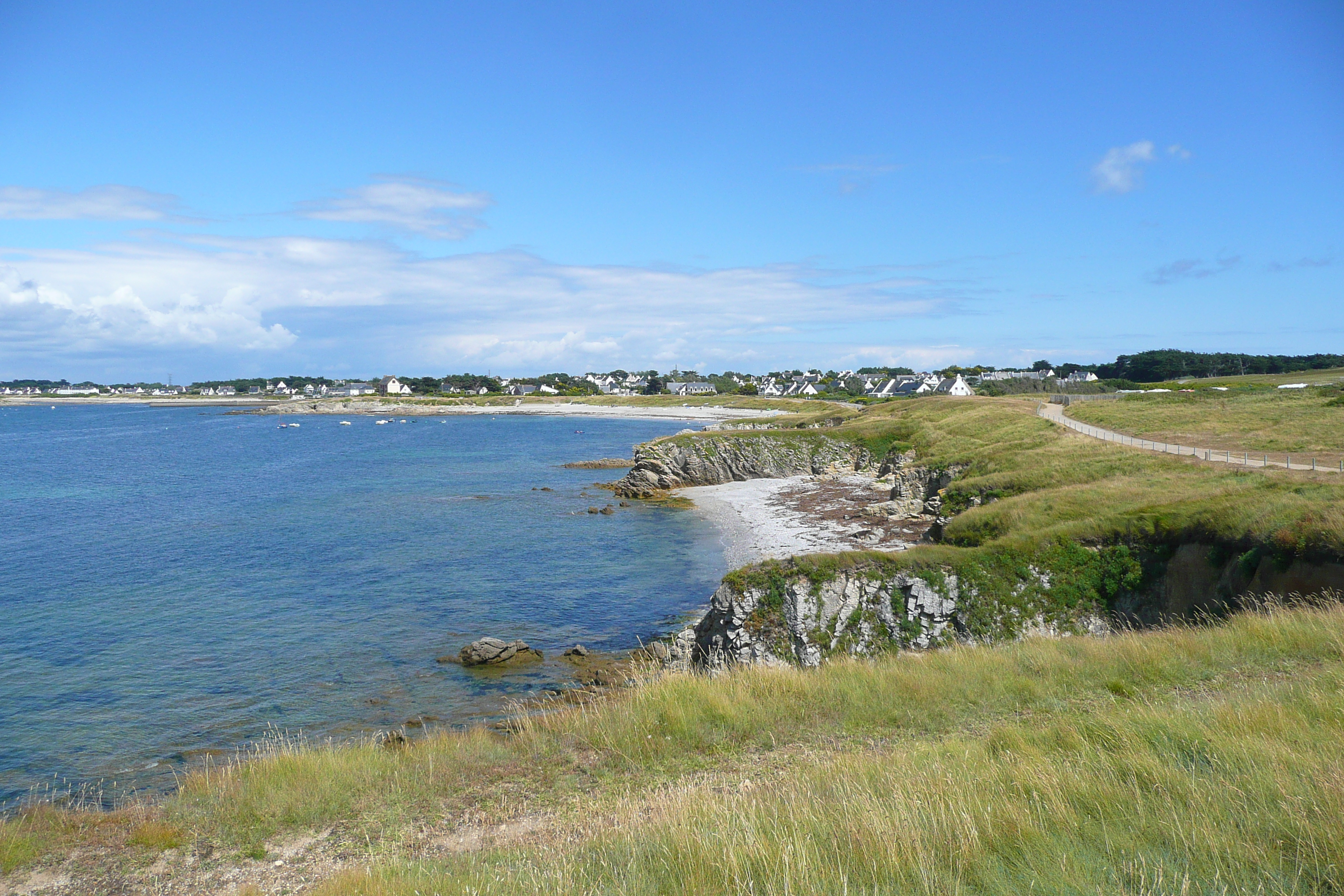รูปถ่าย ฝรั่งเศส(France) คาบสมุทรกีเบอรง(Quiberon peninsula) แหลมแปร์โช(Pointe du Percho) 2008-07 41